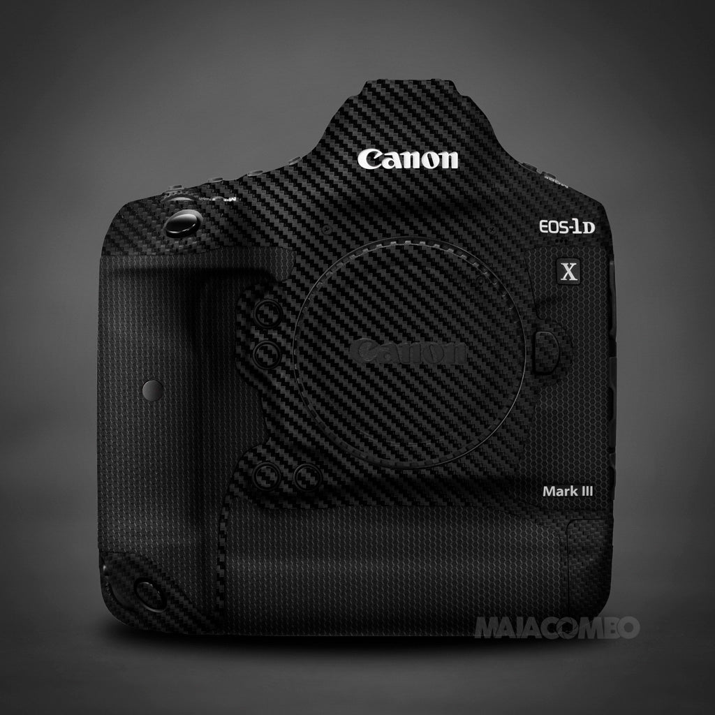 Canon EOS 1DX Mark III Camera Skin/ Wrap - Black Carbon / Matrix - Maiacombo