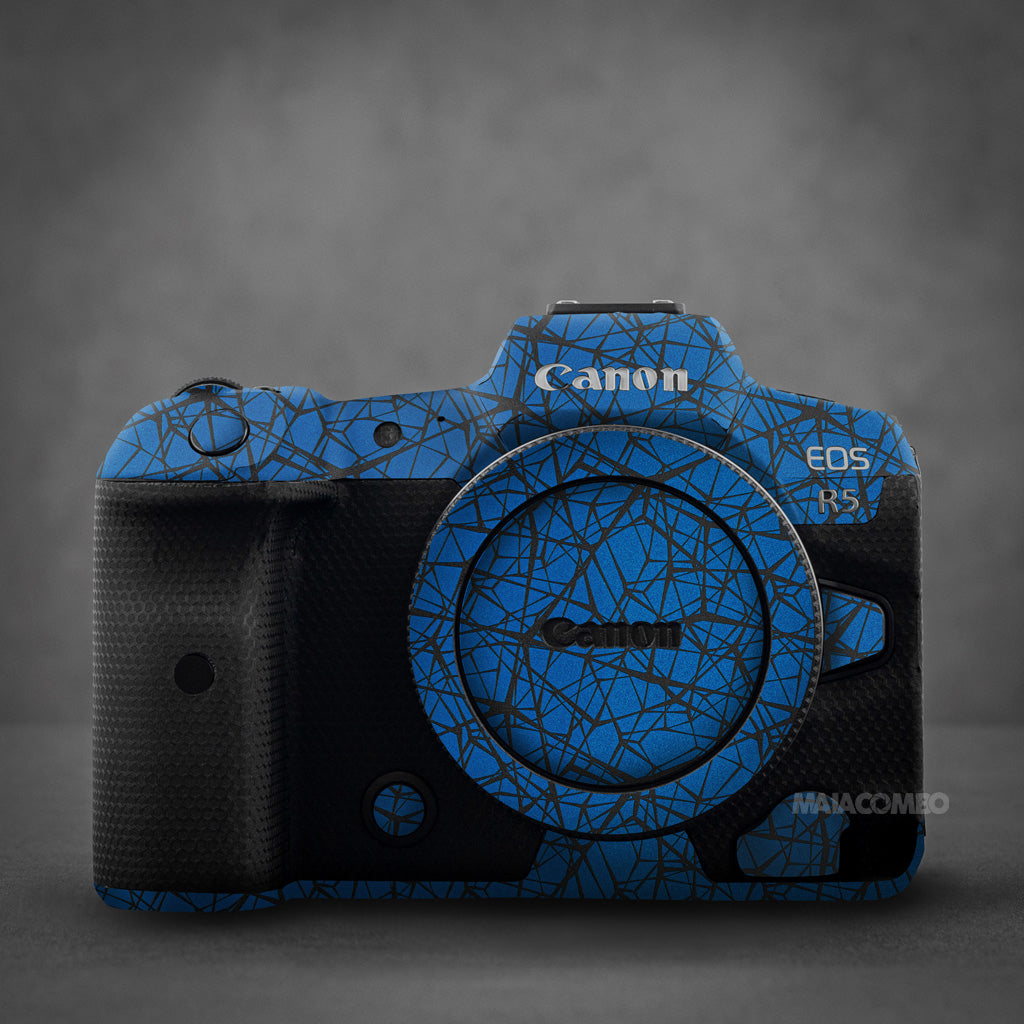 Canon EOS R5 Camera Skin/ Wrap - Blue Sqeezee / Matrix - Maiacombo