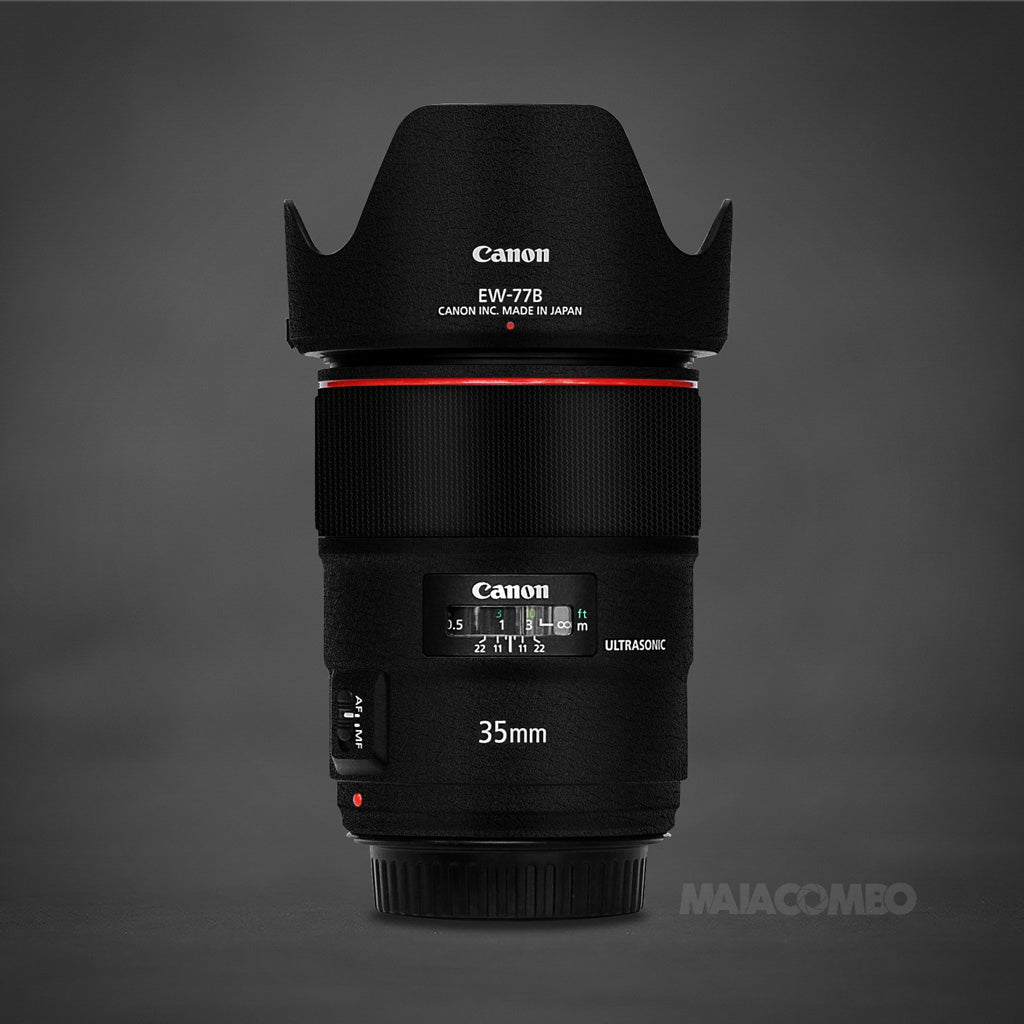 Canon EF 35mm II USM Lens Skin Midnight Green Camo Maiacombo