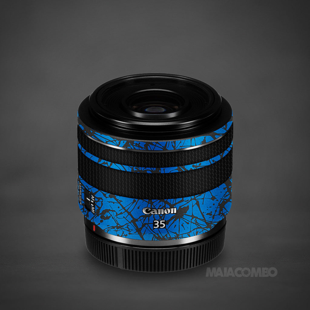 Canon RF 35mm F1.8 MACRO IS STM Lens Skin - Blue Electric - Maiacombo