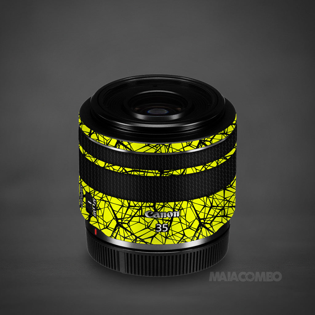 Canon RF 35mm F1.8 MACRO IS STM Lens Skin - Lime Neon Sqeezee