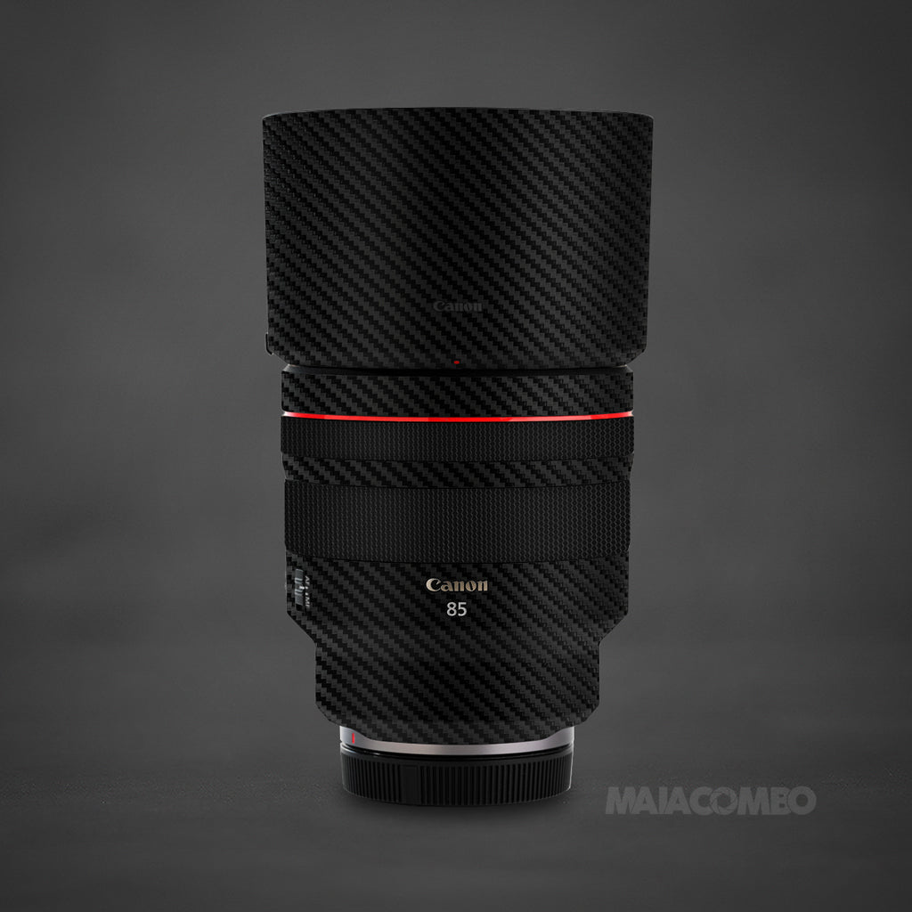 Canon RF 85mm USM DS Lens Skin Black Maze Maiacombo