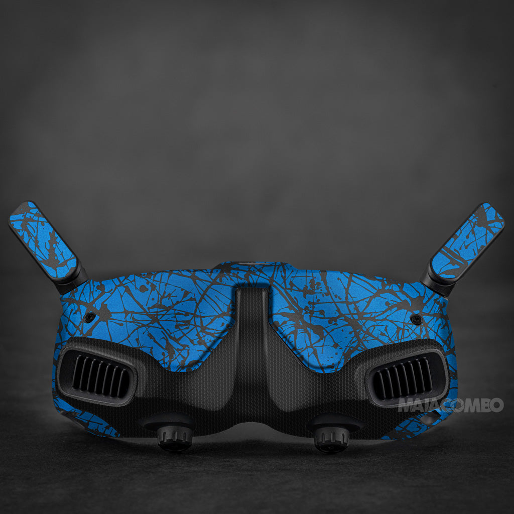 dji goggles 2 as vr headset DJI Goggles 2 Skin/ Wrap Blue Art