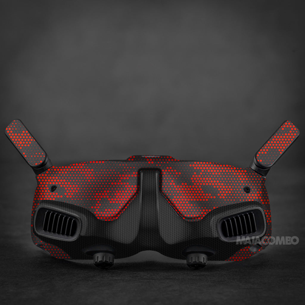 dji goggle 2 DJI Goggles 2 Skin/ Wrap Red Matrix