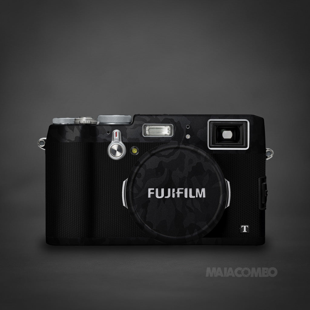 FUJIFILM X100T Camera Skin/ Wrap - Dark Camo / Matrix - Maiacombo