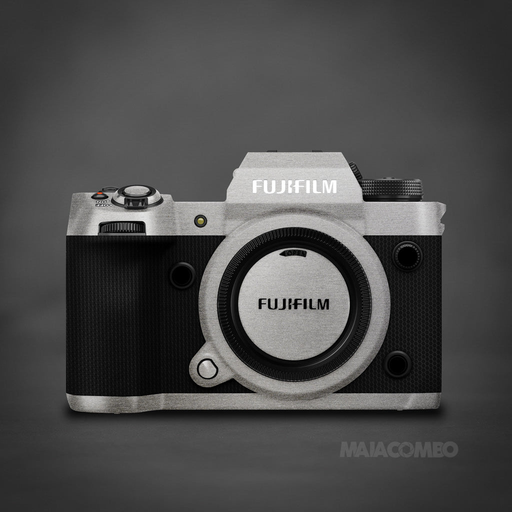FUJIFILM X-H2 Camera Skin/ Wrap - Brushed Titanium / Matrix 