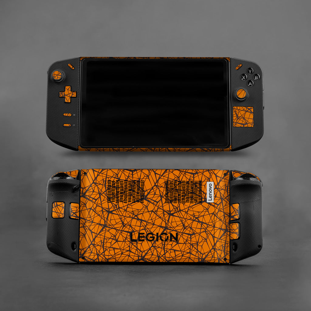 Lenovo Legion Go Skin/ Wrap - Orange Sqeezee - Maiacombo