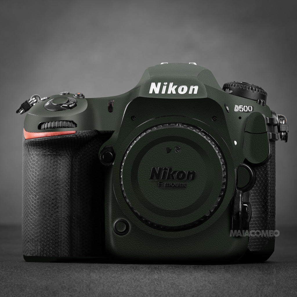 Nikon D500 Camera Skin/ Wrap - Black Electric / Matrix - Maiacombo