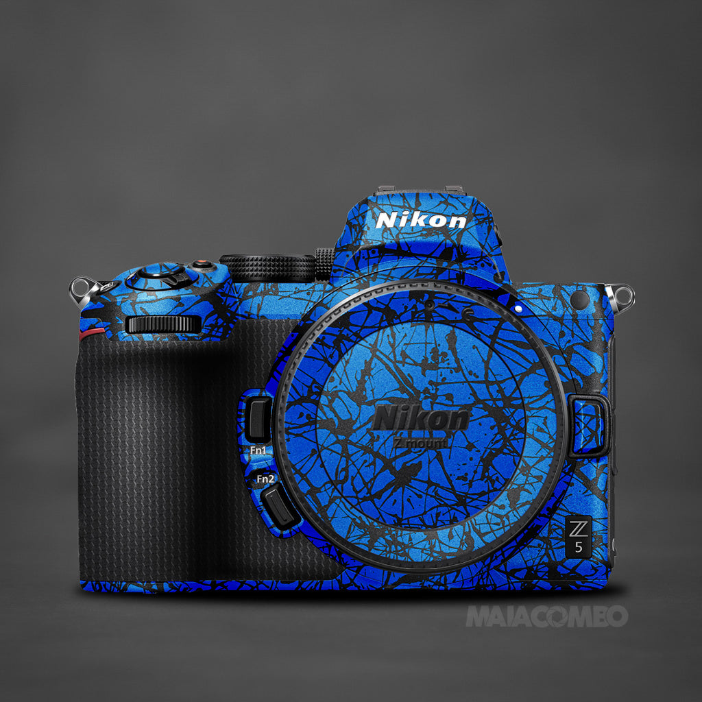 NIKON Z5 II Z5 Mark II Z5ii Camera Skin/ Wrap Blue Camo
