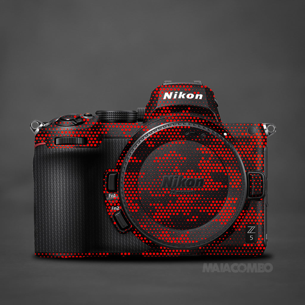 NIKON Z5 II Z5 Mark II Z5ii Camera Skin/ Wrap Red Matrix