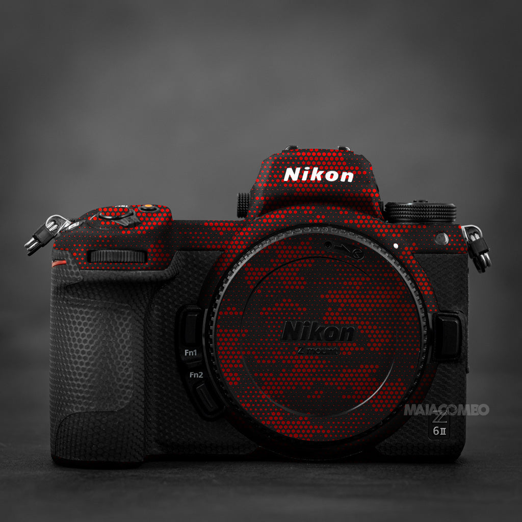 NIKON Z6II/Z62/Z7II/Z72 Camera Skin/ Wrap Red Matrix Matrix