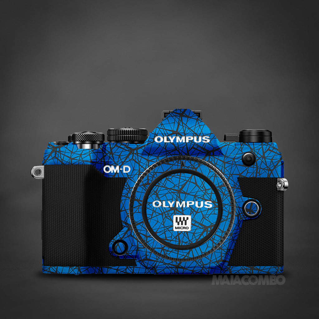 Olympus E-M5 Mark III Camera Skin/ Wrap - Black Sqeezee / Matrix - Maiacombo