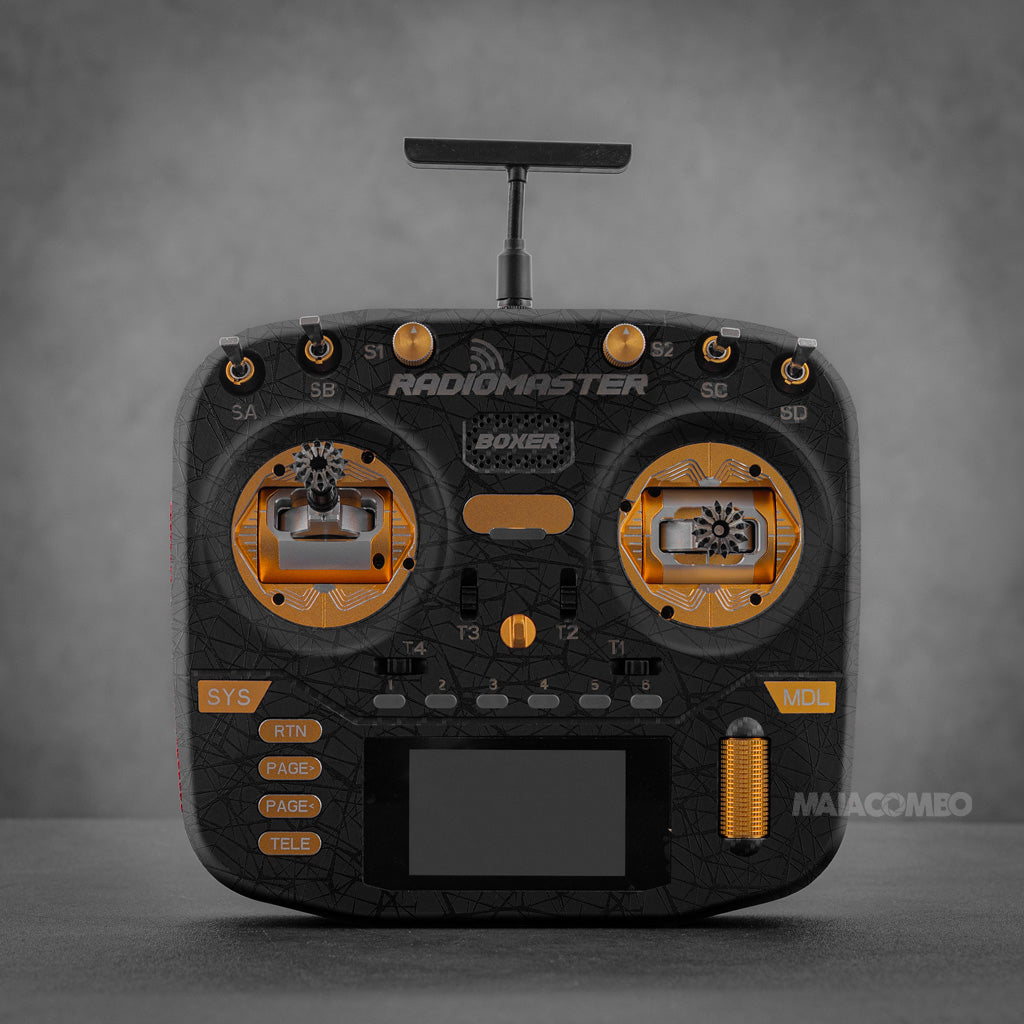 Radiomaster Boxer Radio Controller Skin/ Wrap - Black Hexa - Maiacombo