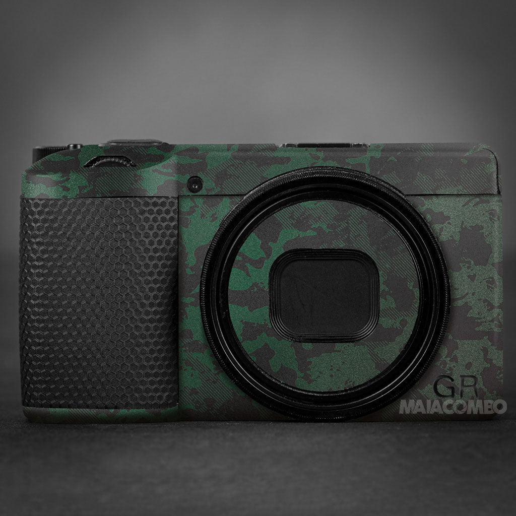RICOH GR IIIx Urban Edition 迷彩スキンシール貼付品 RICOH GR III/ GR IIIX Camera Skin/ Wrap - Maiacombo