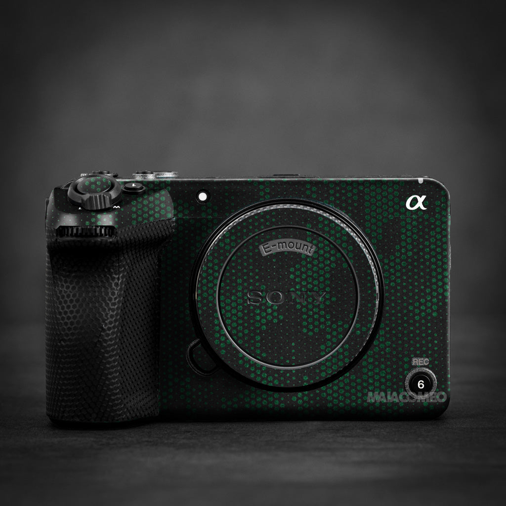 Sony FX30 Camera Skin/ Wrap - Dark Camo / Matrix - Maiacombo