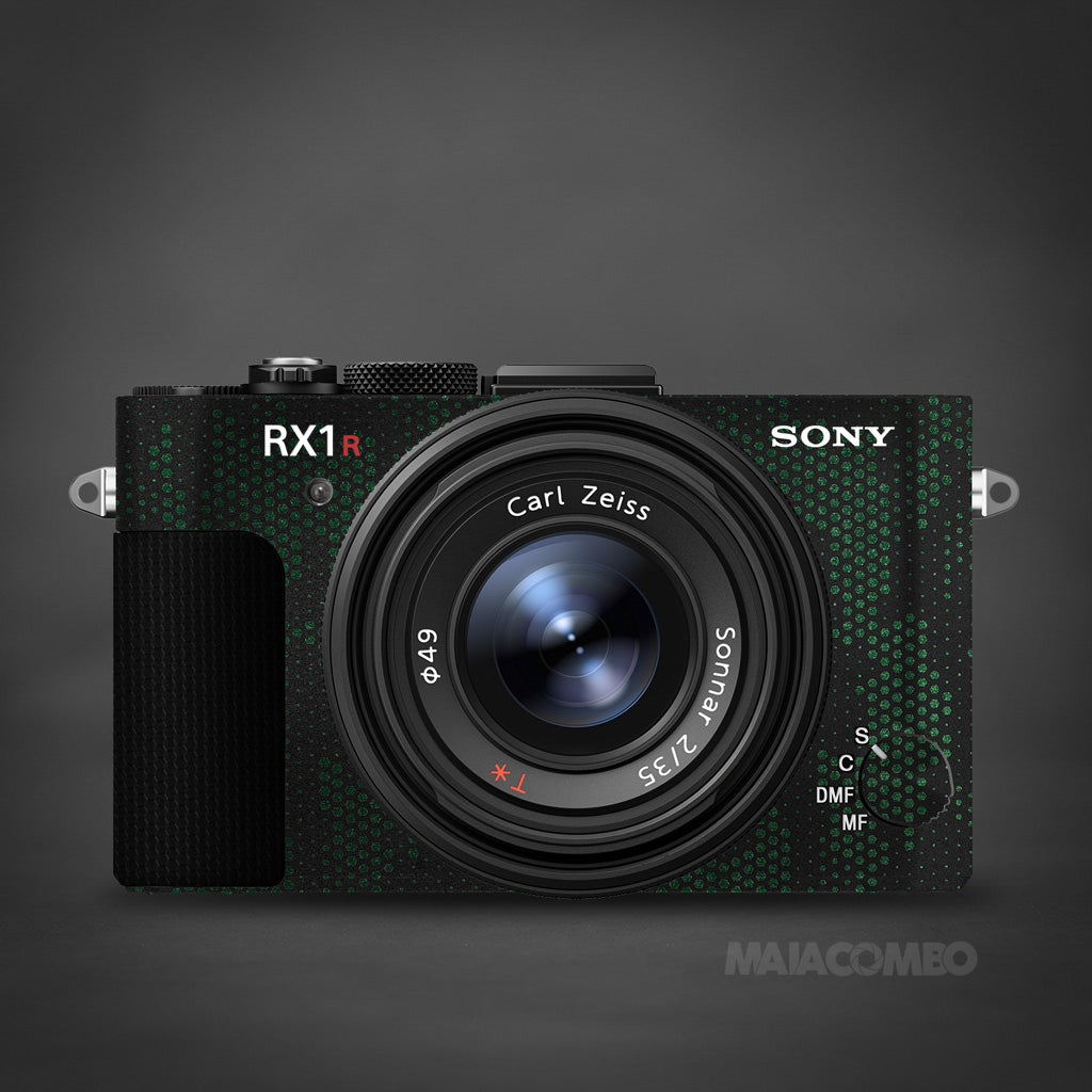 SONY DSC-RX1RII Camera Skin - Green Matrix / Matrix - Maiacombo