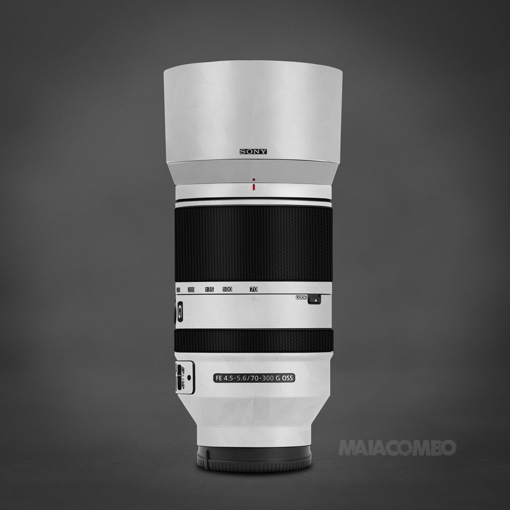 SONY FE 70-300mm F4.5-5.6,SONY FE 70-300mm F4.5-5.6 G OSS Lens Skin - White  Hexa - Maiacombo