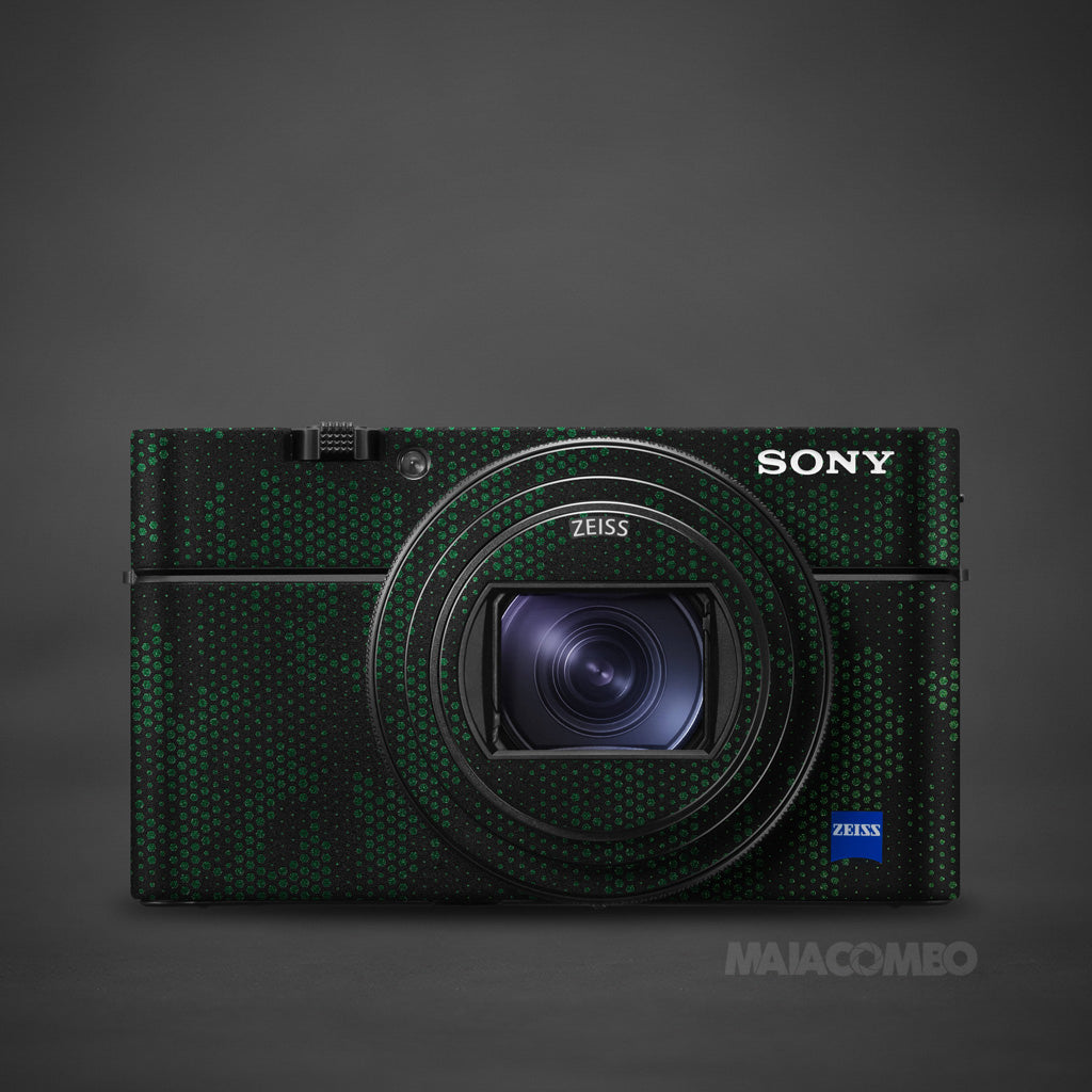 SONY RX100 VII M7 Camera Skin/ Wrap - Dark Camo / Matrix - Maiacombo