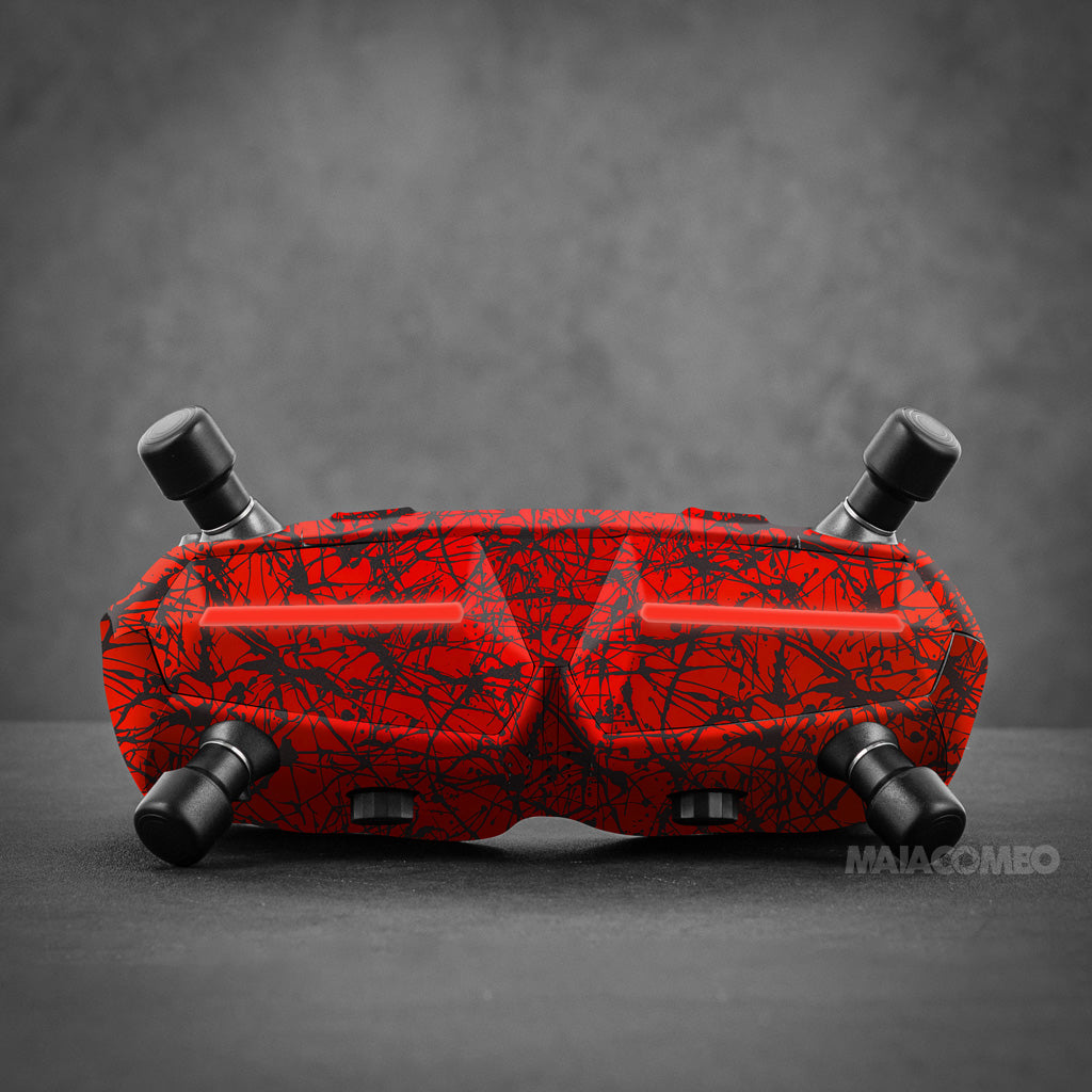 Walksnail Avatar HD Goggles X Skin/ Wrap Red Art